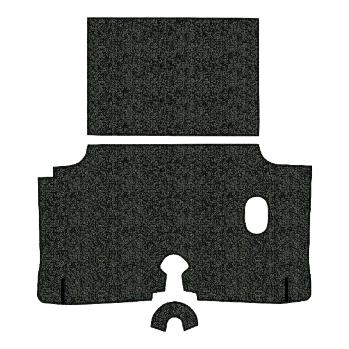 1960 Chevy Impala Tuxedo Replacement Trunk Mat in Carpet with Pad - 3-Piece - product details image 11