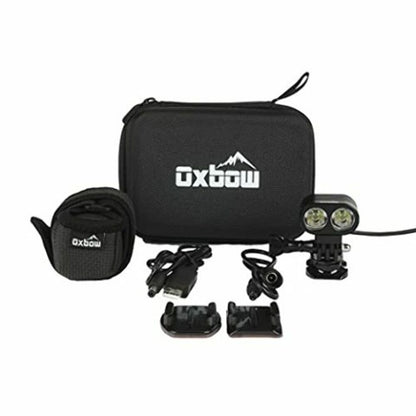 Oxbow Gear Voyager Dirt Bike Helmet Light Kit with Rechargeable Battery