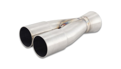 Vibrant Performance 10364 2-1 304 Stainless Steel Merge Collector 1.50 in. Inlet I.D.; 2.0 in. Merge O.D.; 7.0 in. Overall Length