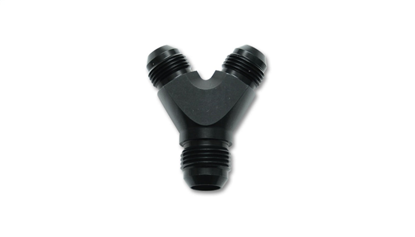 Vibrant Performance Y Adapter Fitting; Size: -6AN x dual -6AN