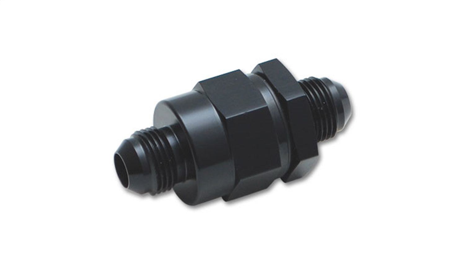 Vibrant Performance One Way Check Valve, Flapper Style, -8AN (Male AN Flare to Male AN Flare)
