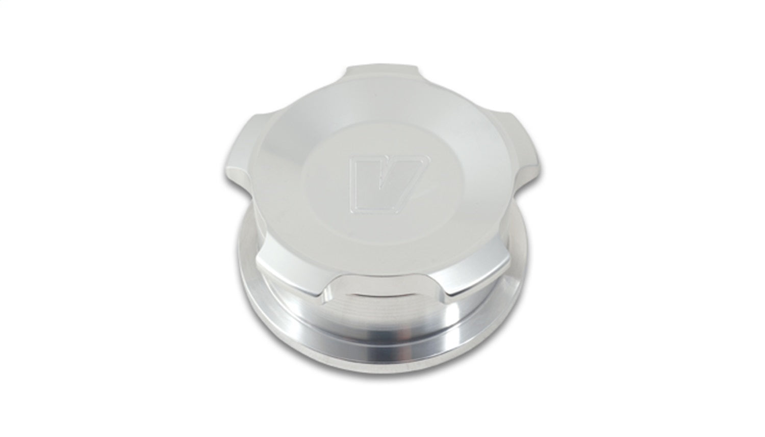 Vibrant Performance 2" OD Aluminum Weld Bung + Polished Aluminum Threaded Cap