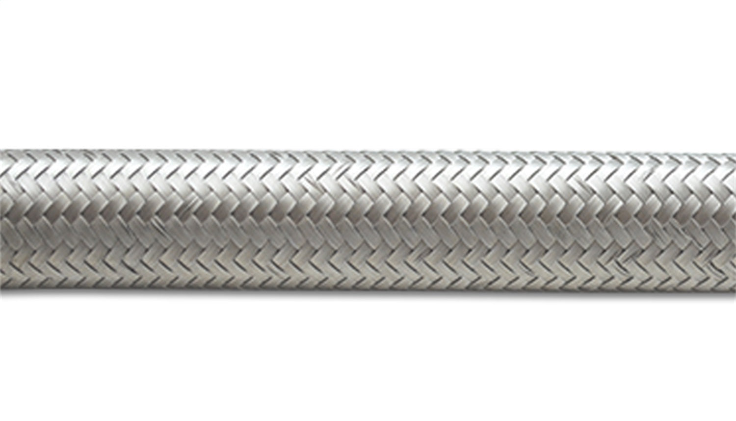 Vibrant Performance 10ft Roll of Stainless Steel Braided Flex Hose; AN Size: -6; Hose ID 0.34"