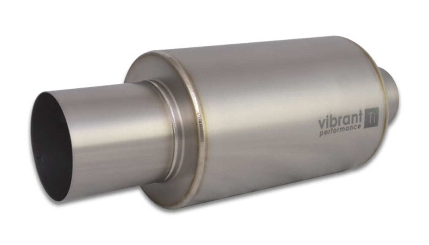 Vibrant Performance 17561 Titanium Muffler 2.5" Inlet/Outlet