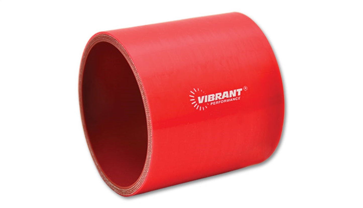 Vibrant Performance Straight Hose Coupler, 1.75" I.D. x 3.00" long - Red